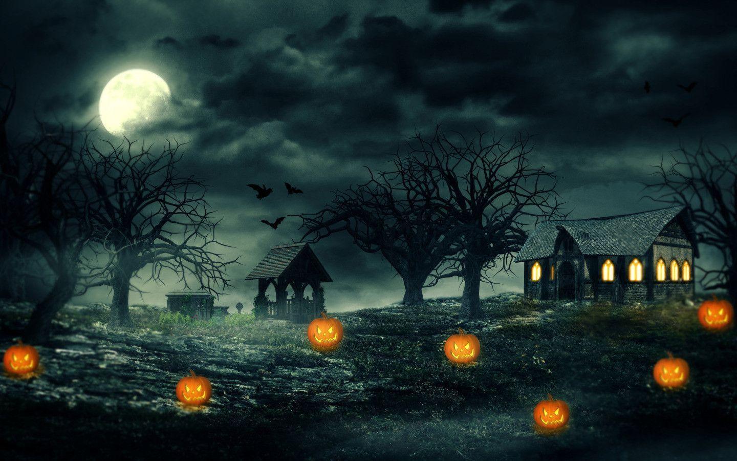 Halloween Landscape Wallpapers