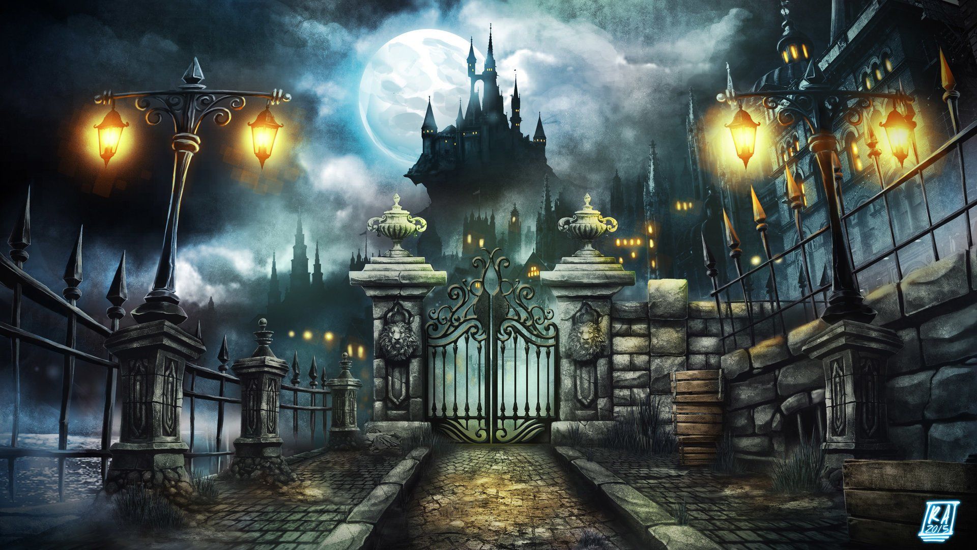 Halloween Landscape Wallpapers