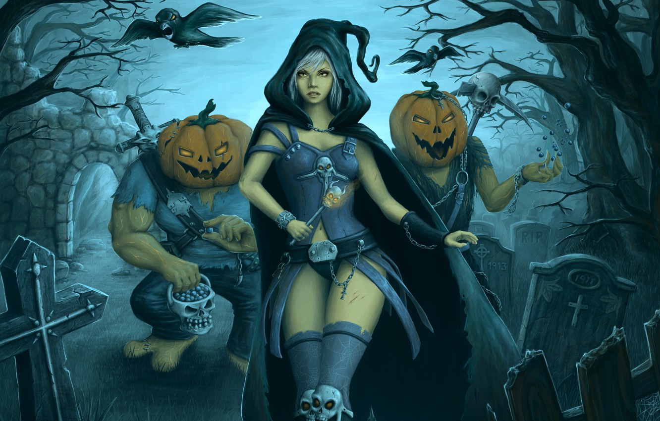 Halloween Monster Art Wallpapers