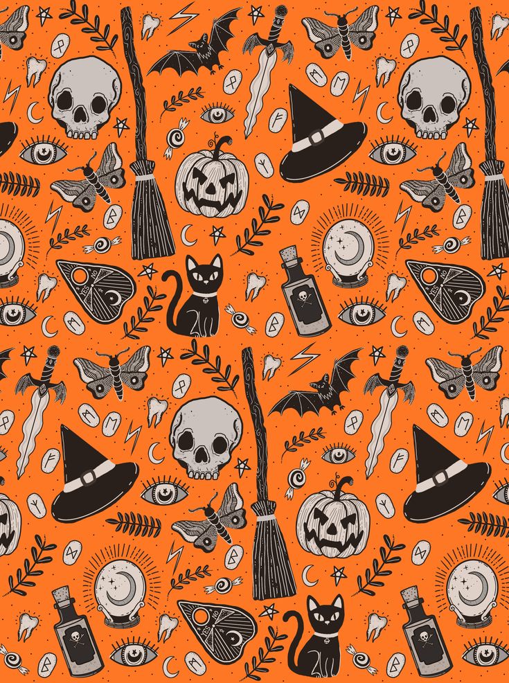 Halloween Pattern Wallpapers