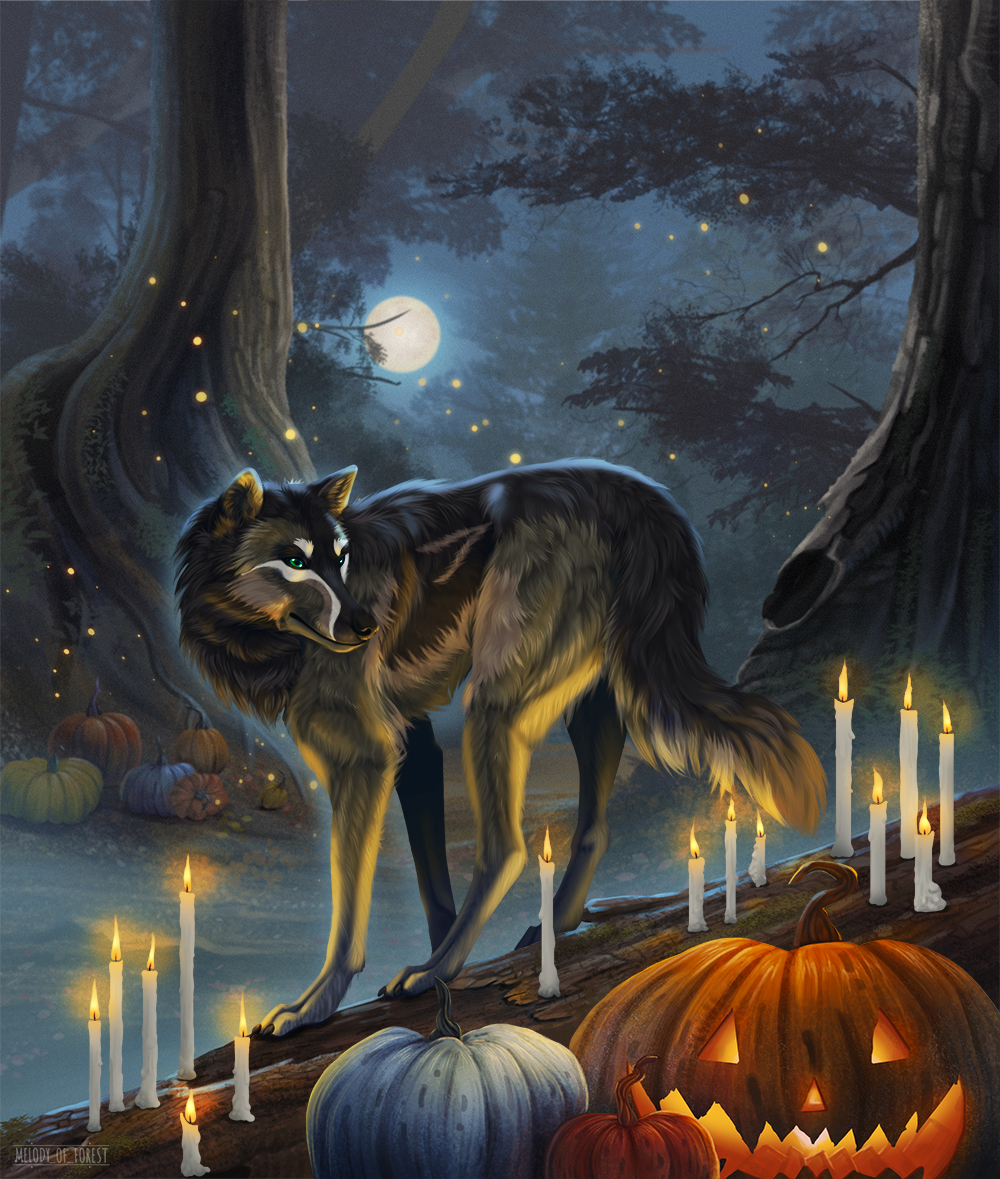 Halloween Wolf Wallpapers
