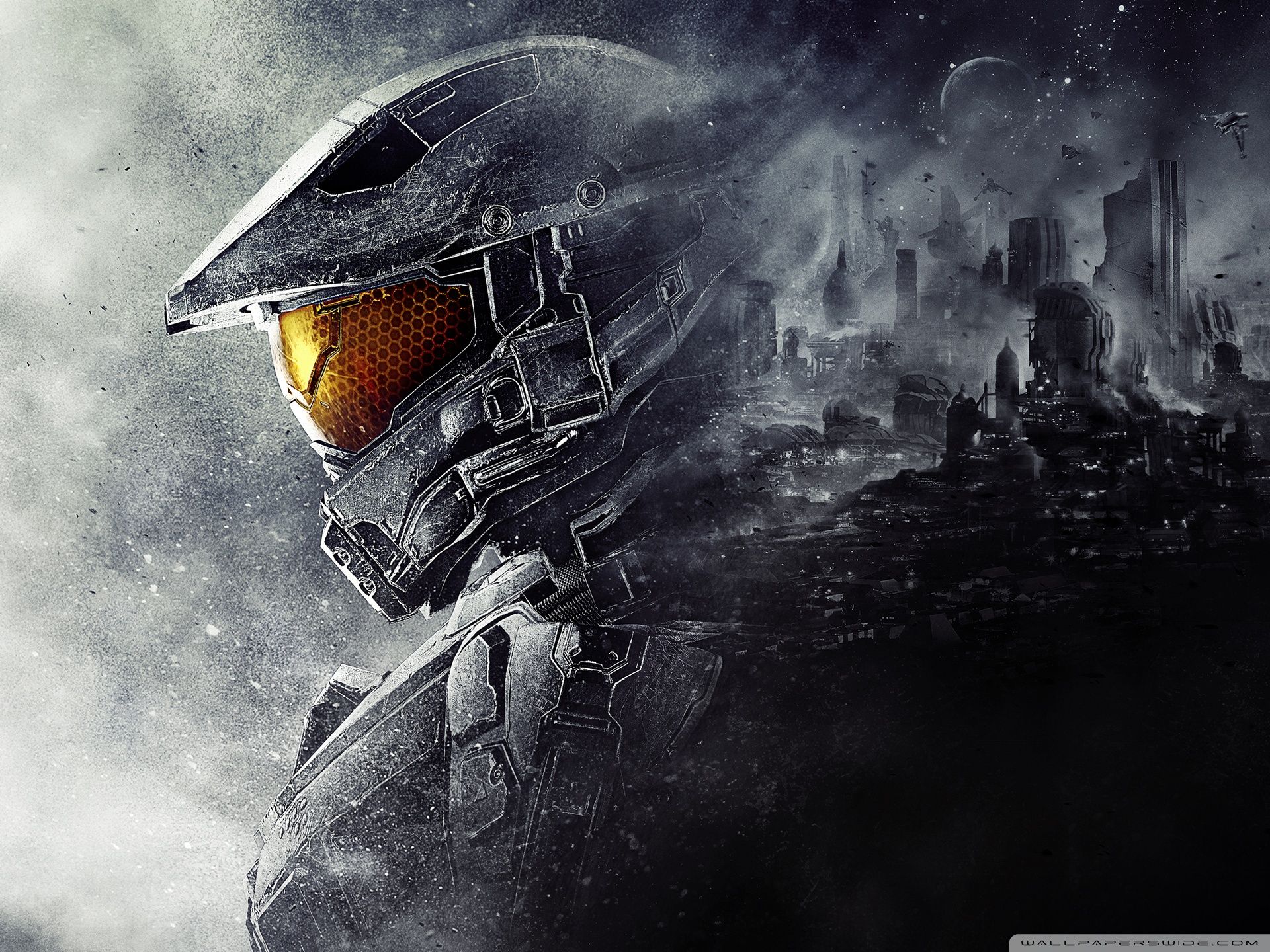 Halo Black And White Wallpapers