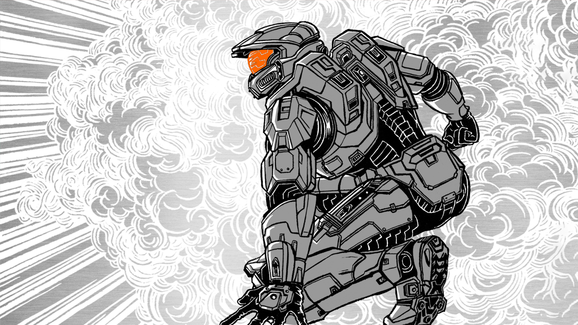 Halo Black And White Wallpapers