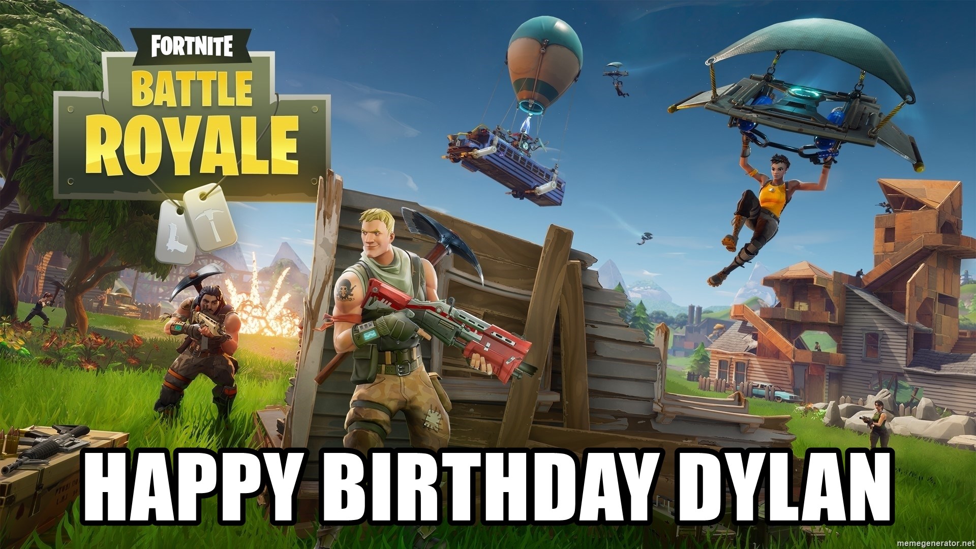 Happy Birthday Fortnite Images Wallpapers