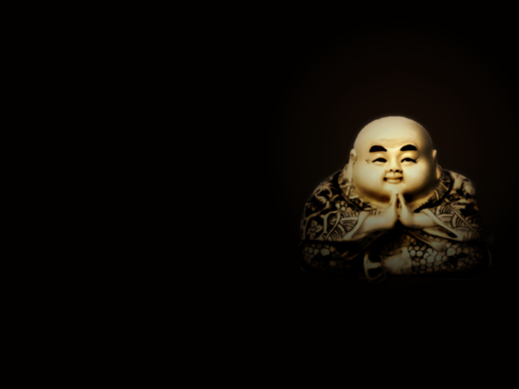 Happy Buddha Painting Wallpapers