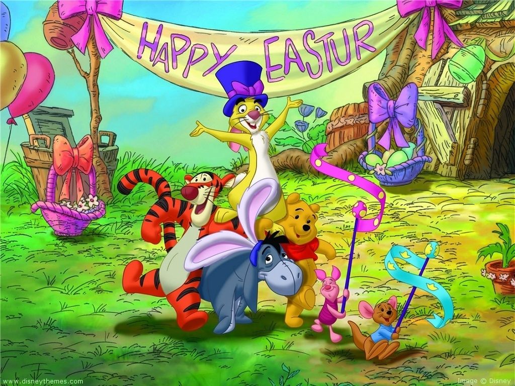 Happy Easter Winnie The Pooh Wallpapers