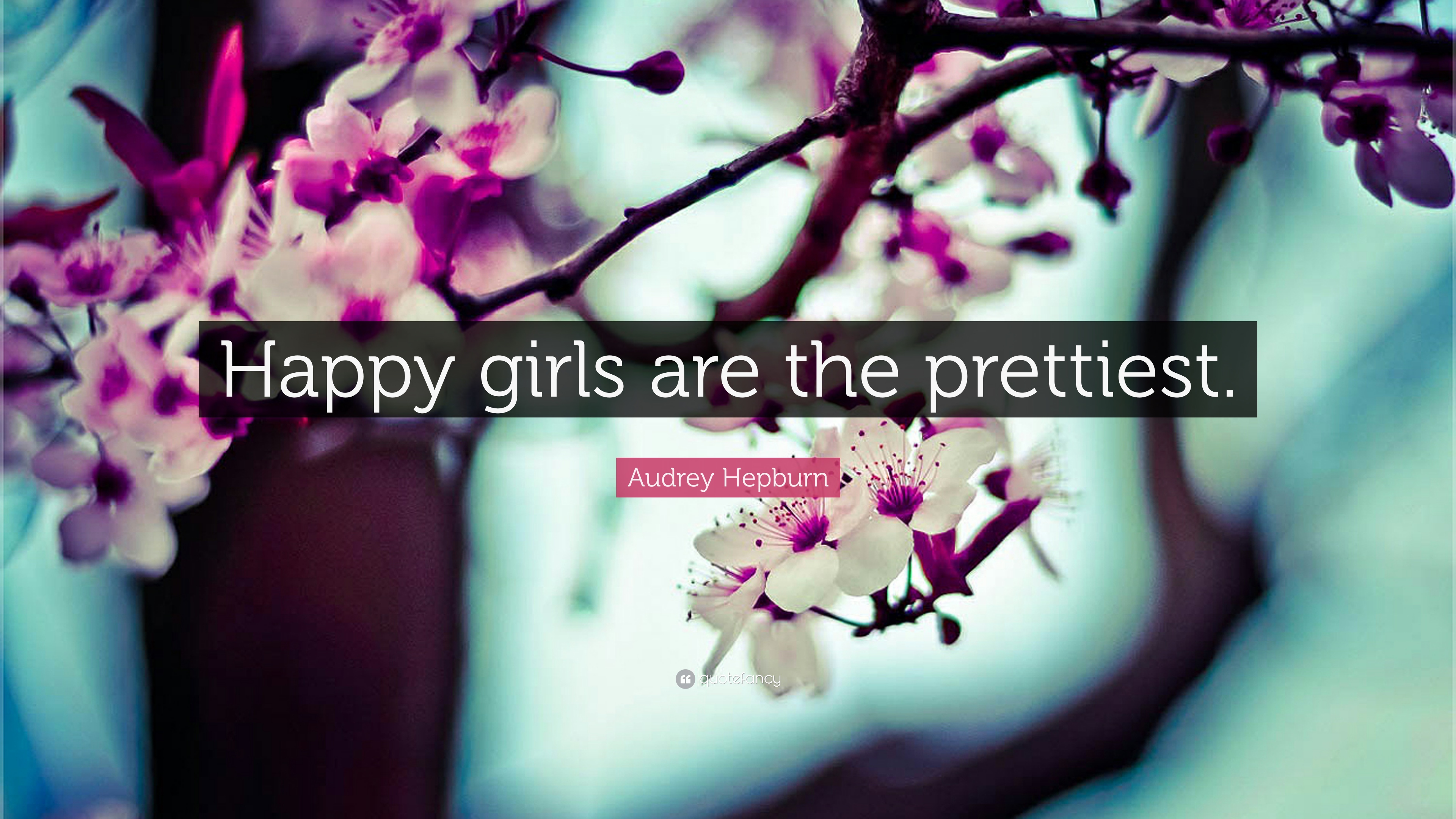 Happy Girls Quotes Wallpapers