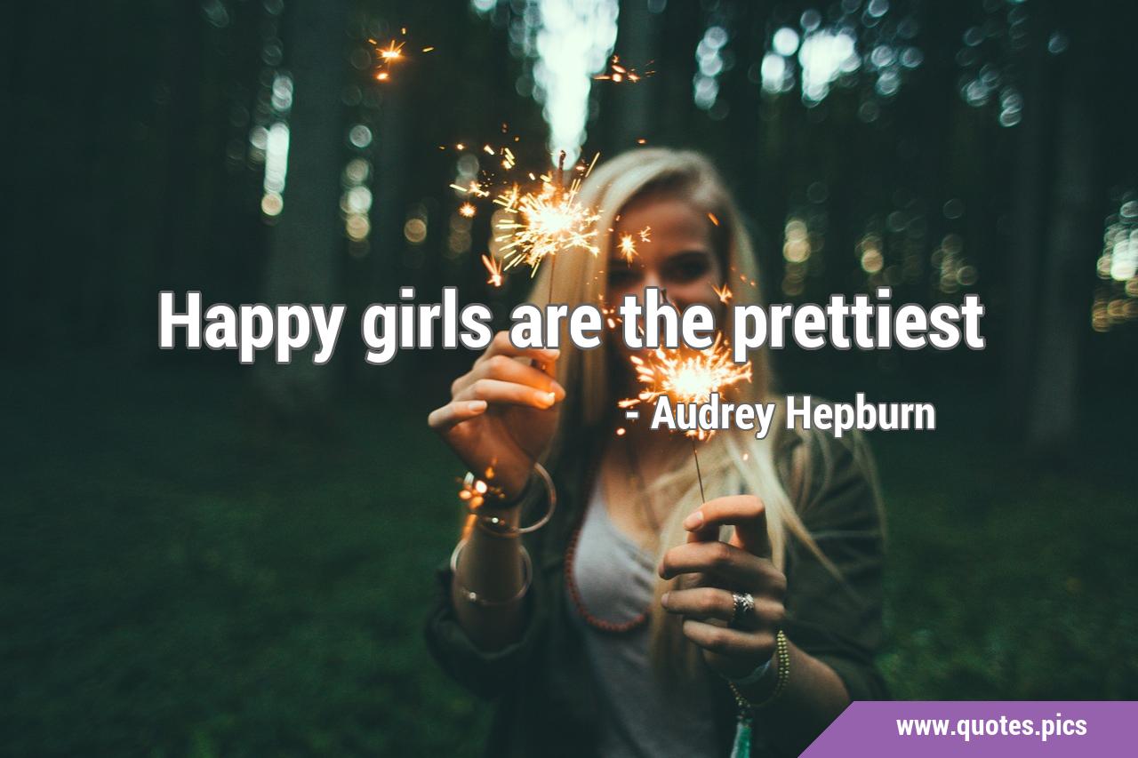 Happy Girls Quotes Wallpapers