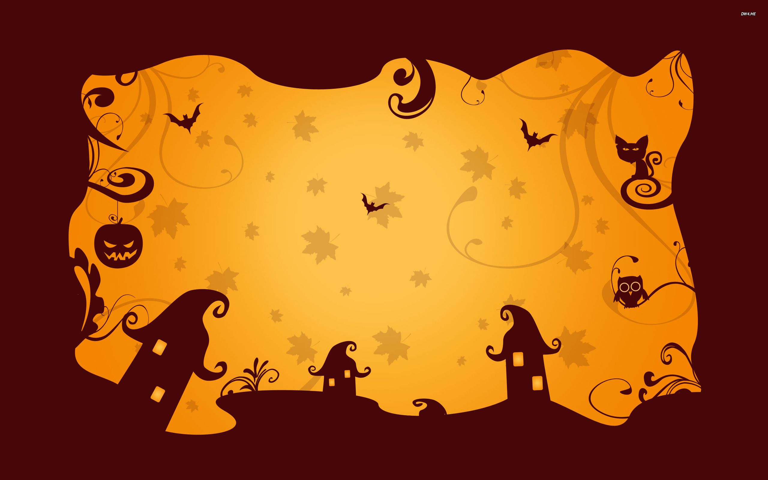 Happy Halloween Border Wallpapers