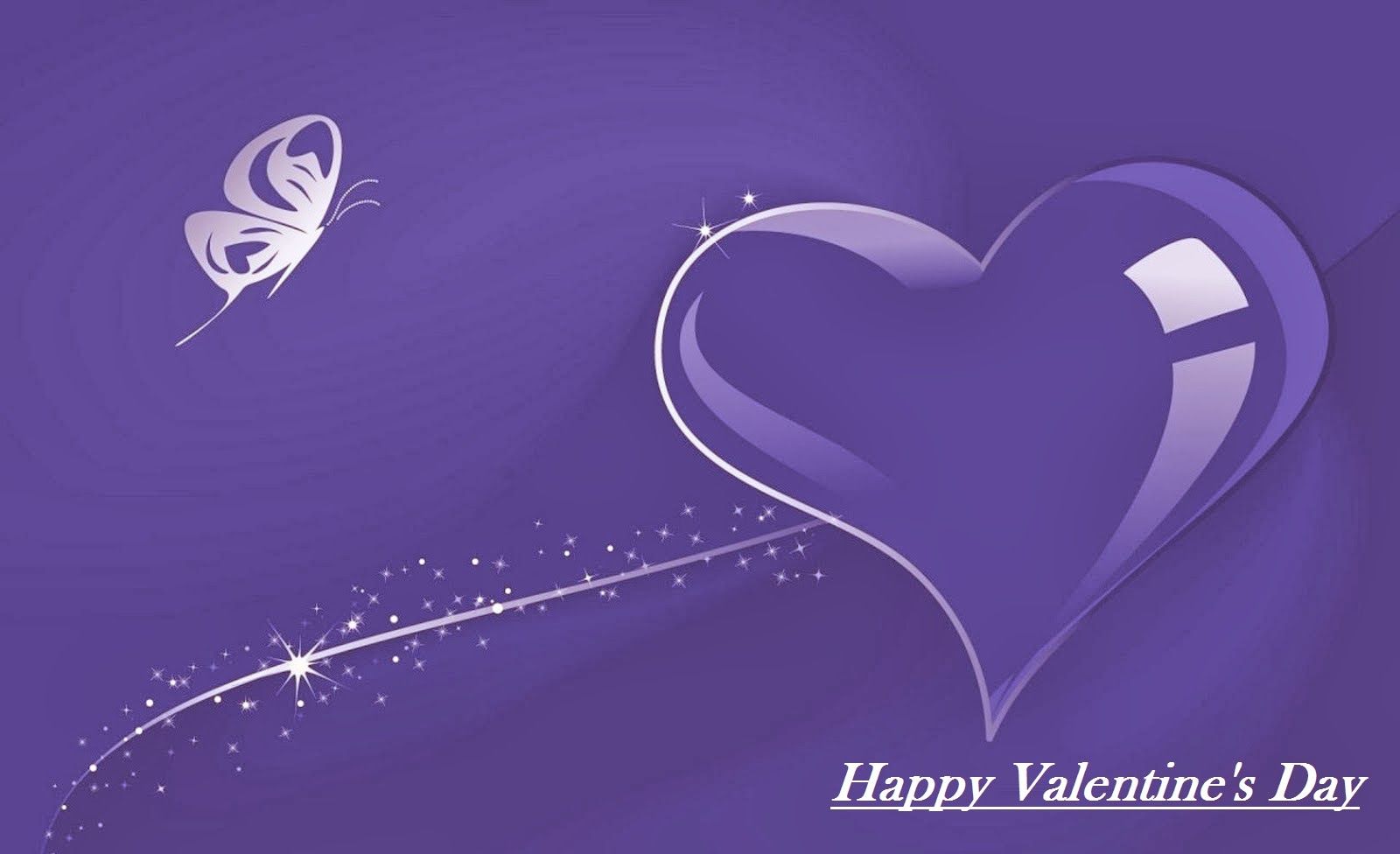 Happy Valentines Day Purple Wallpapers