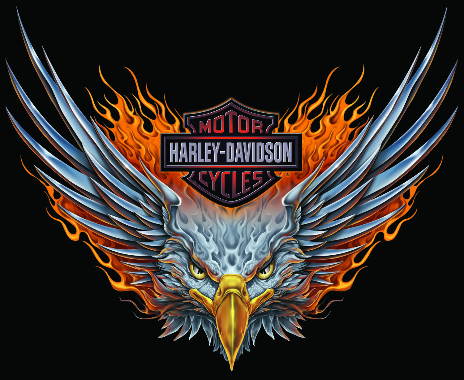 Harley Davidson Logo Eagle Wallpapers