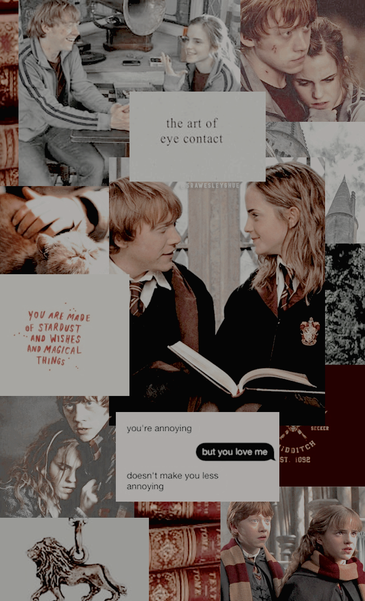 Harry Hermione And Ron Wallpapers