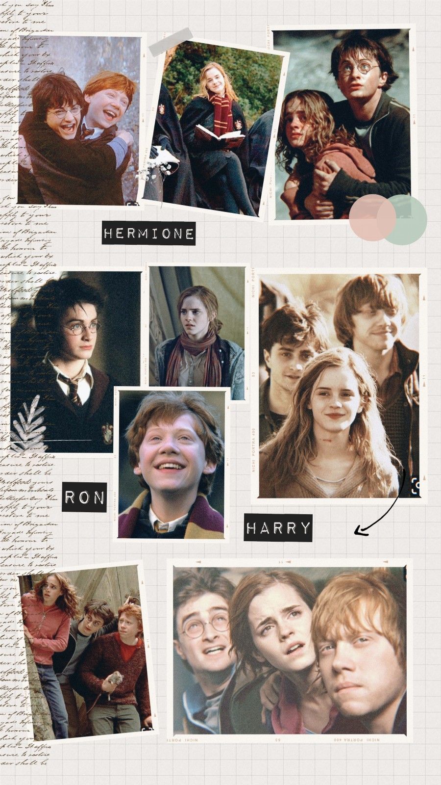 Harry Hermione And Ron Wallpapers