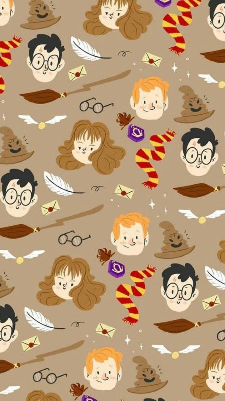 Harry Potter Characters Cartoons Wallpapers