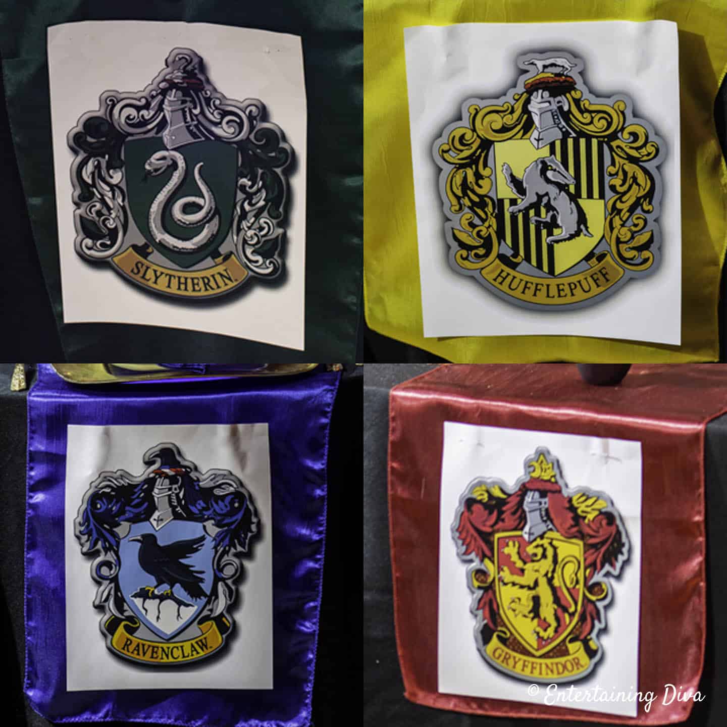 Harry Potter House Banners Printable Wallpapers