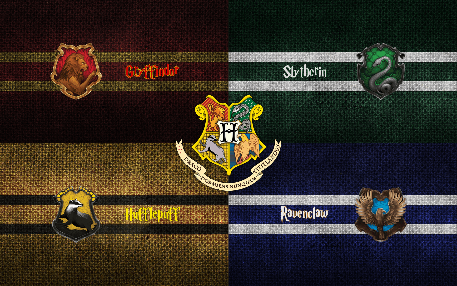 Harry Potter House Banners Printable Wallpapers