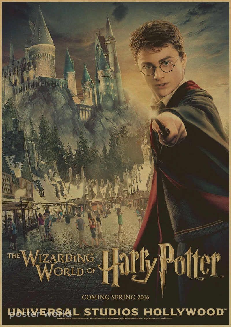 Harry Potter Retro Poster Wallpapers