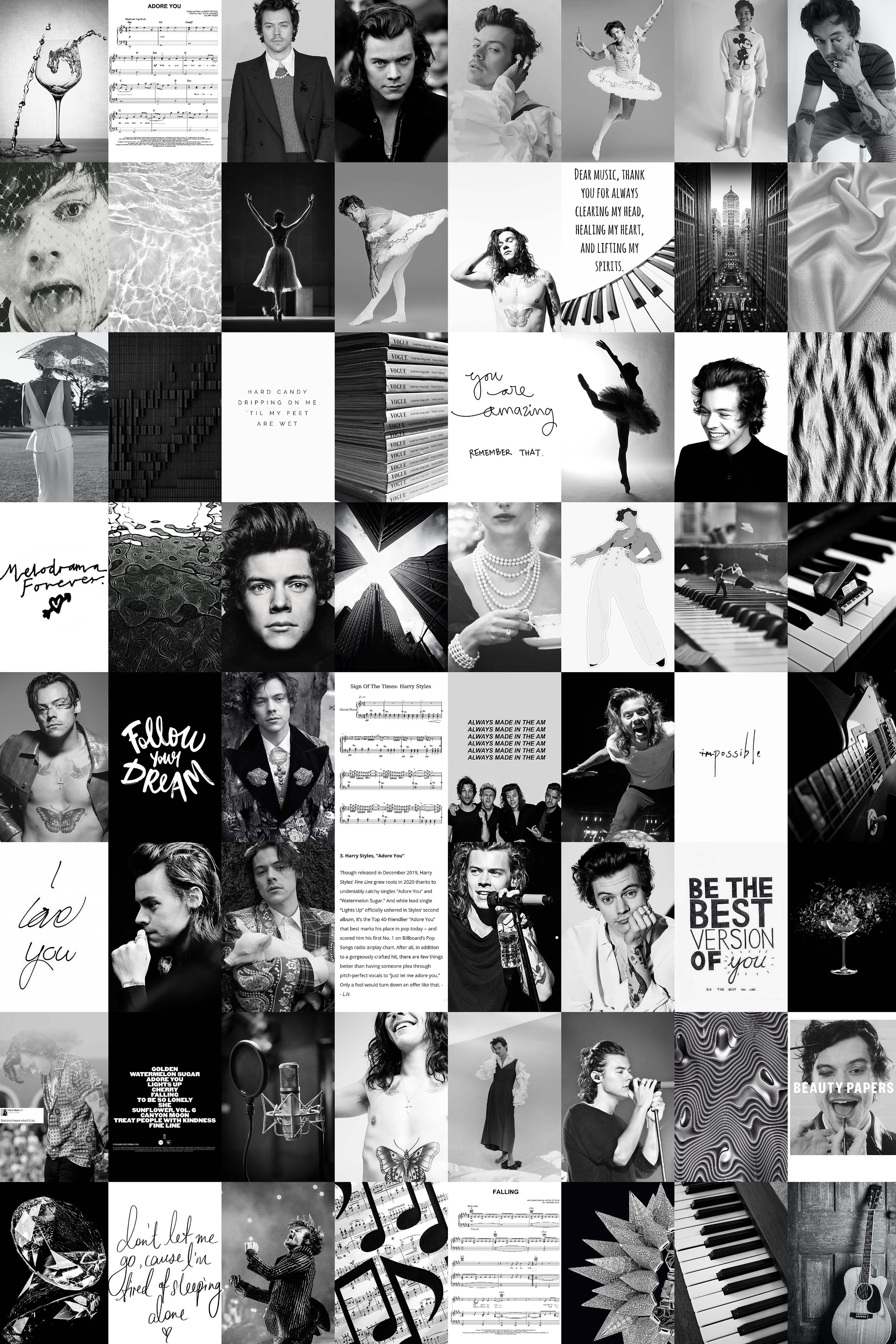 Harry Styles Collage Aesthetic Wallpapers
