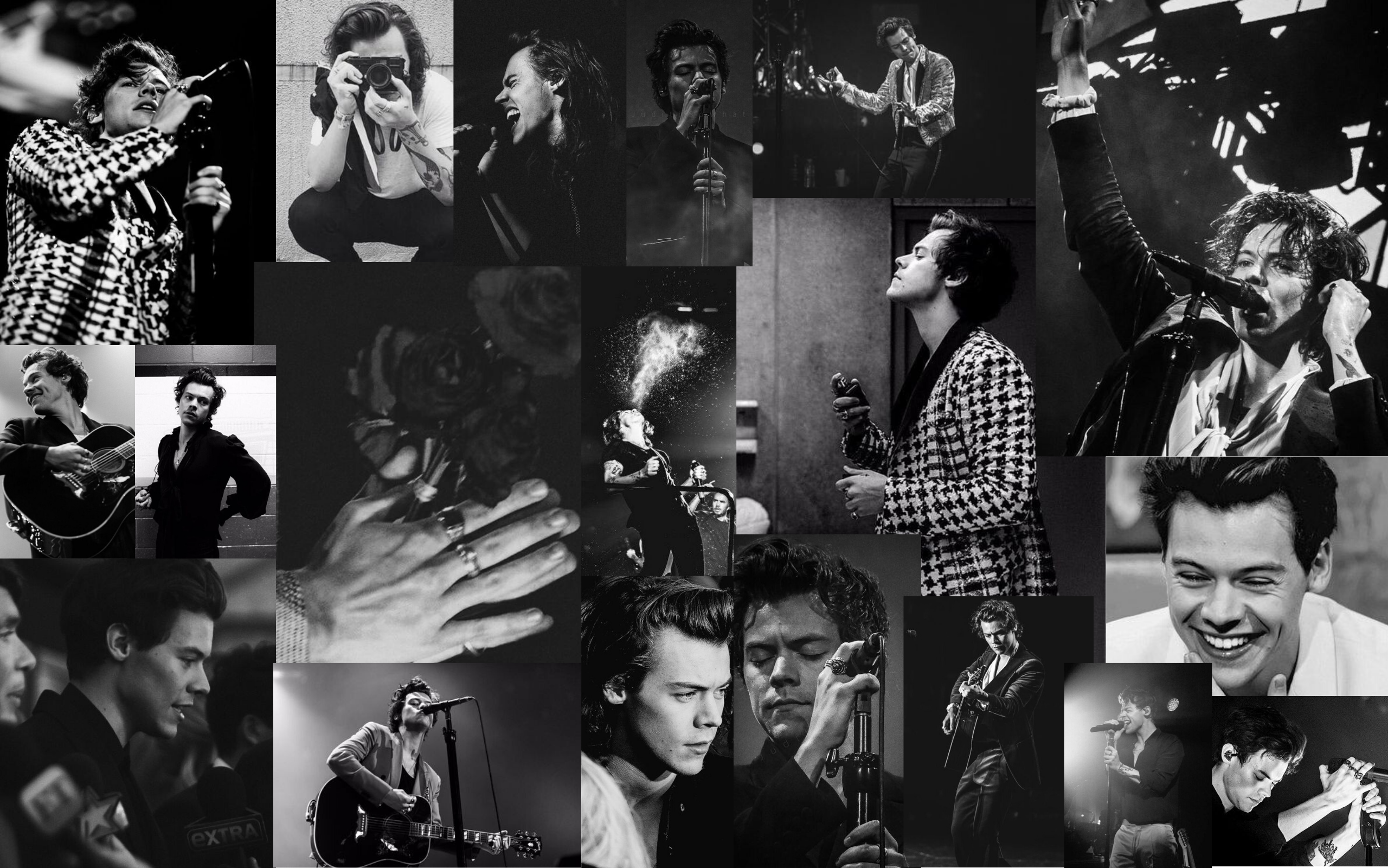 Harry Styles Collage Aesthetic Wallpapers