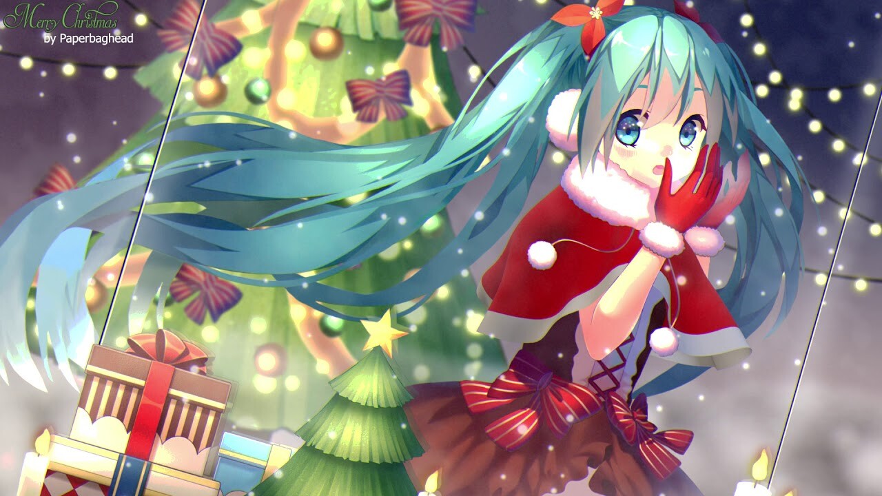 Hatsune Miku Christmas Wallpapers