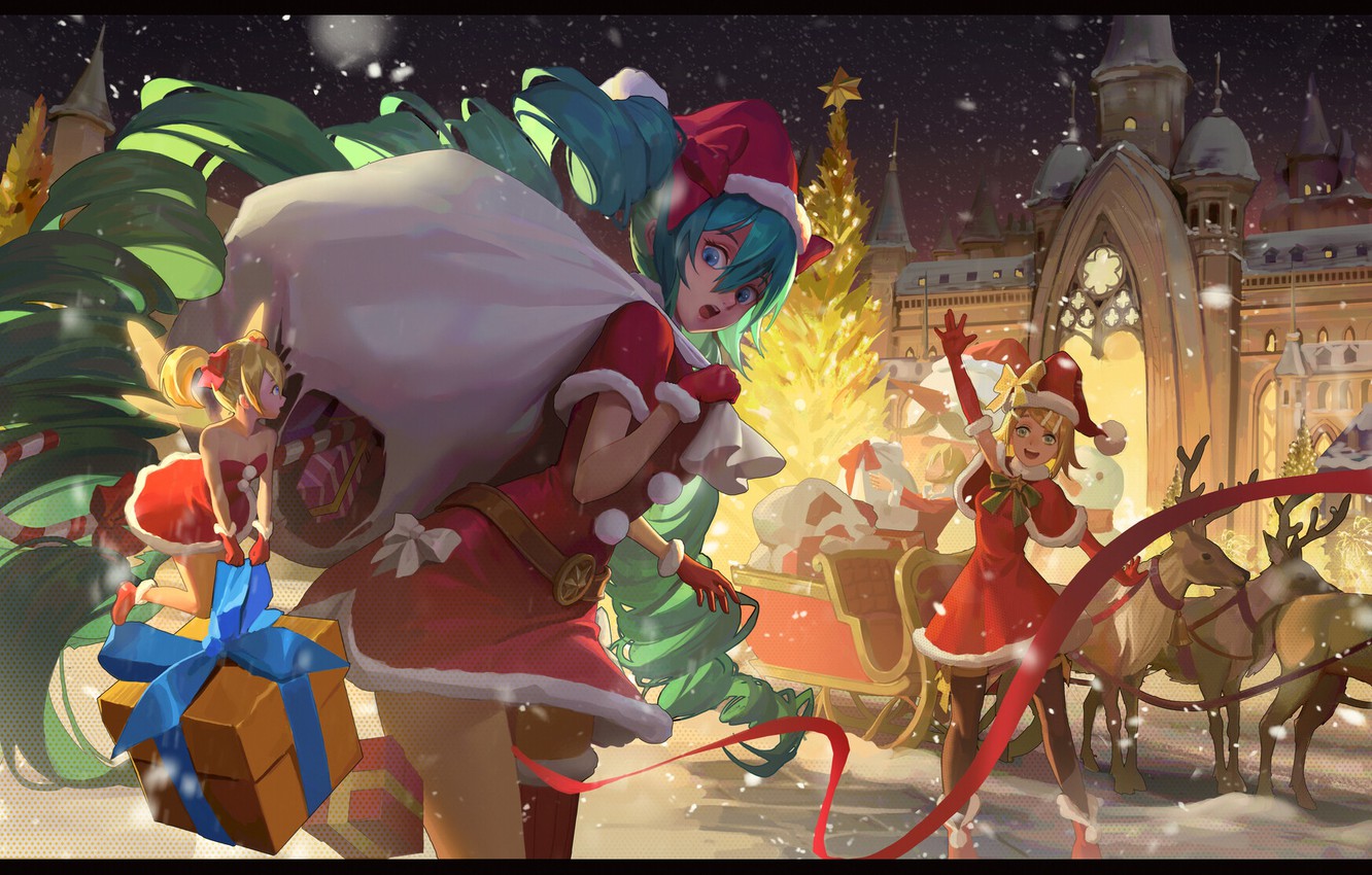 Hatsune Miku Christmas Wallpapers