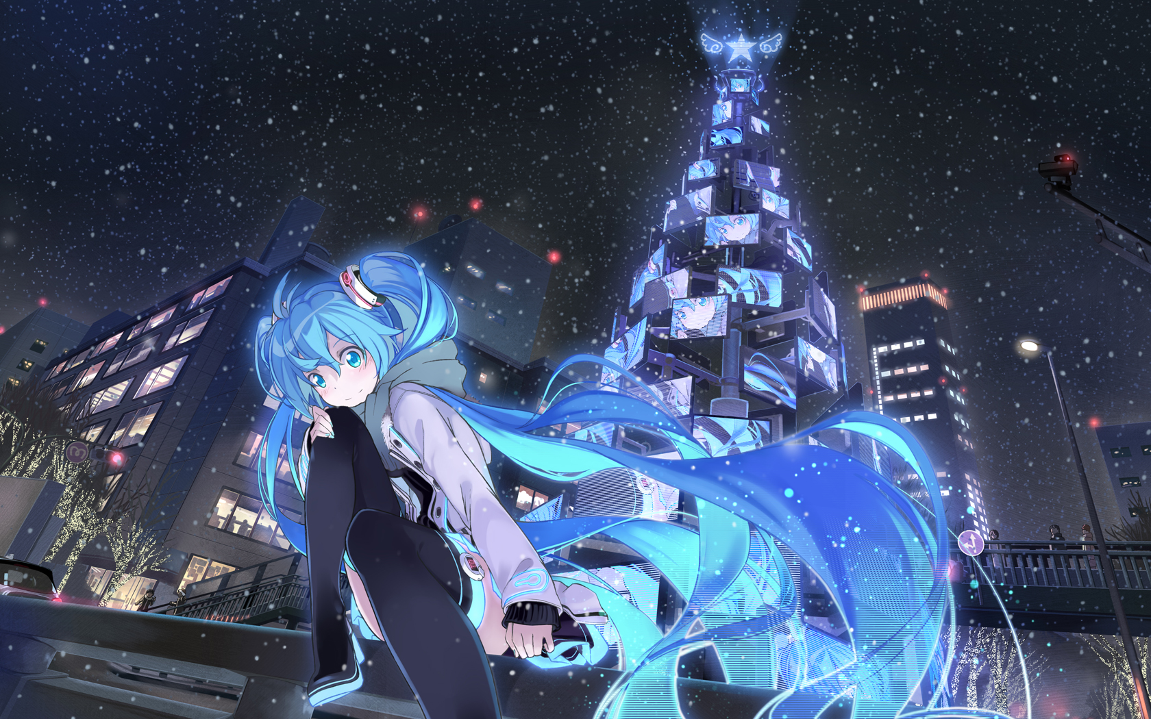 Hatsune Miku Christmas Wallpapers