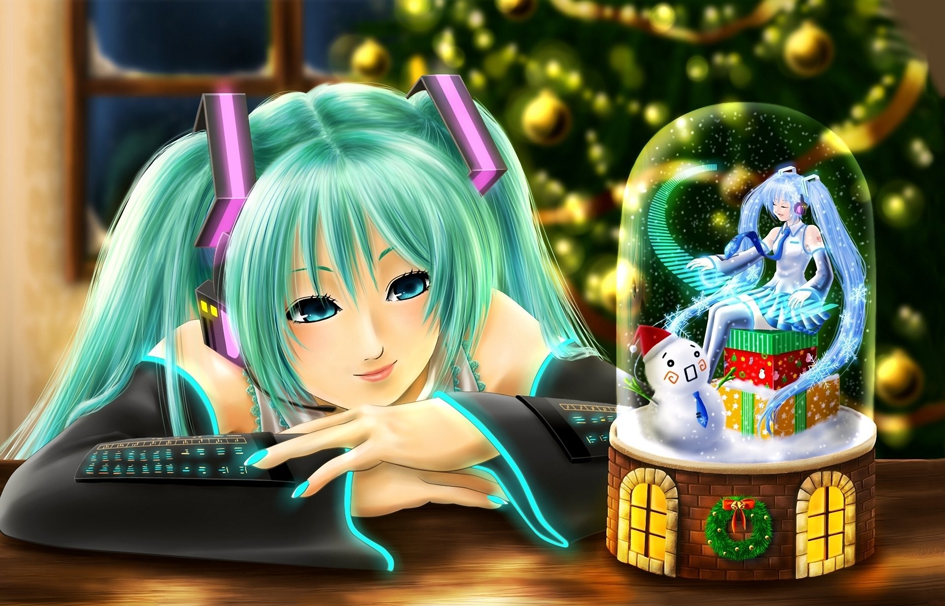 Hatsune Miku Christmas Wallpapers