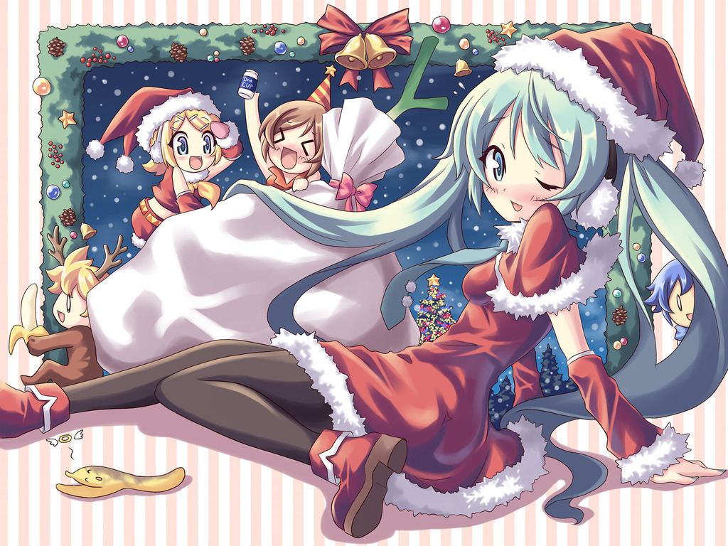 Hatsune Miku Christmas Wallpapers