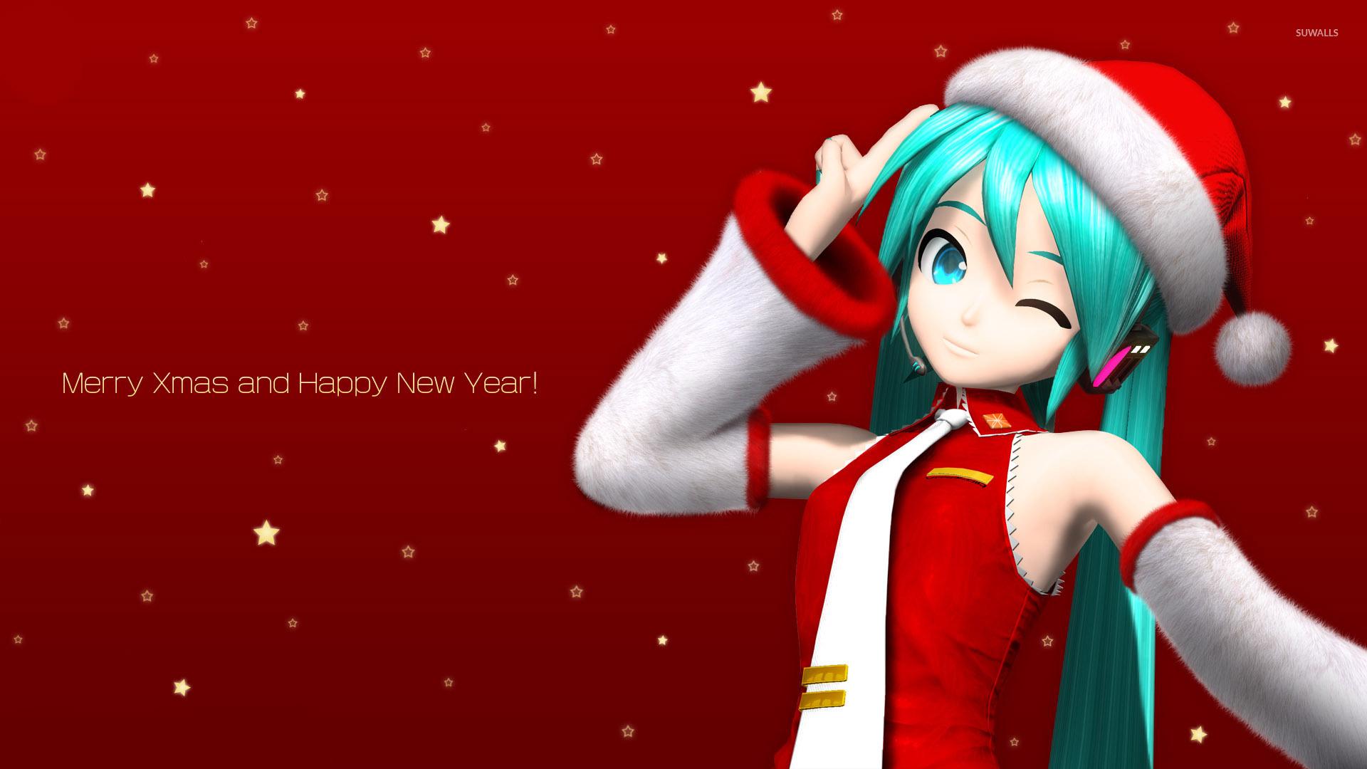 Hatsune Miku Christmas Wallpapers