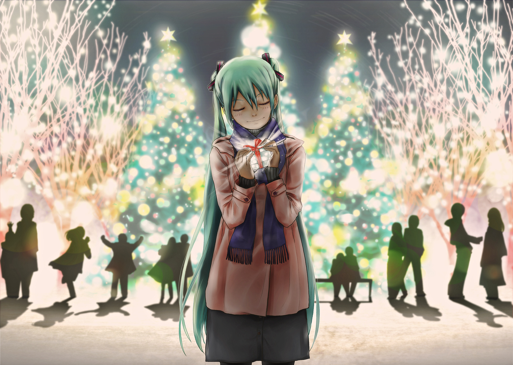 Hatsune Miku Christmas Wallpapers