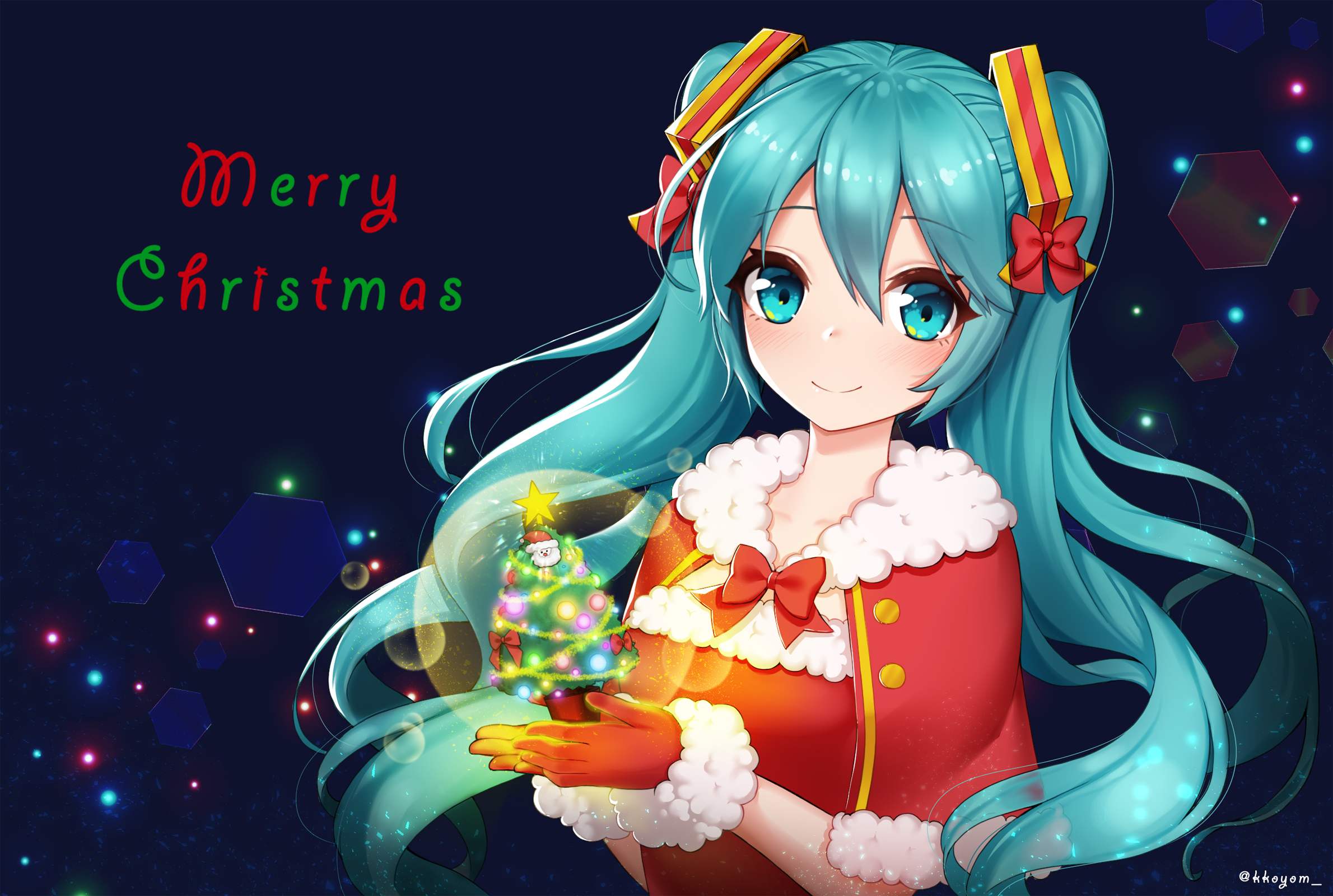 Hatsune Miku Christmas Wallpapers