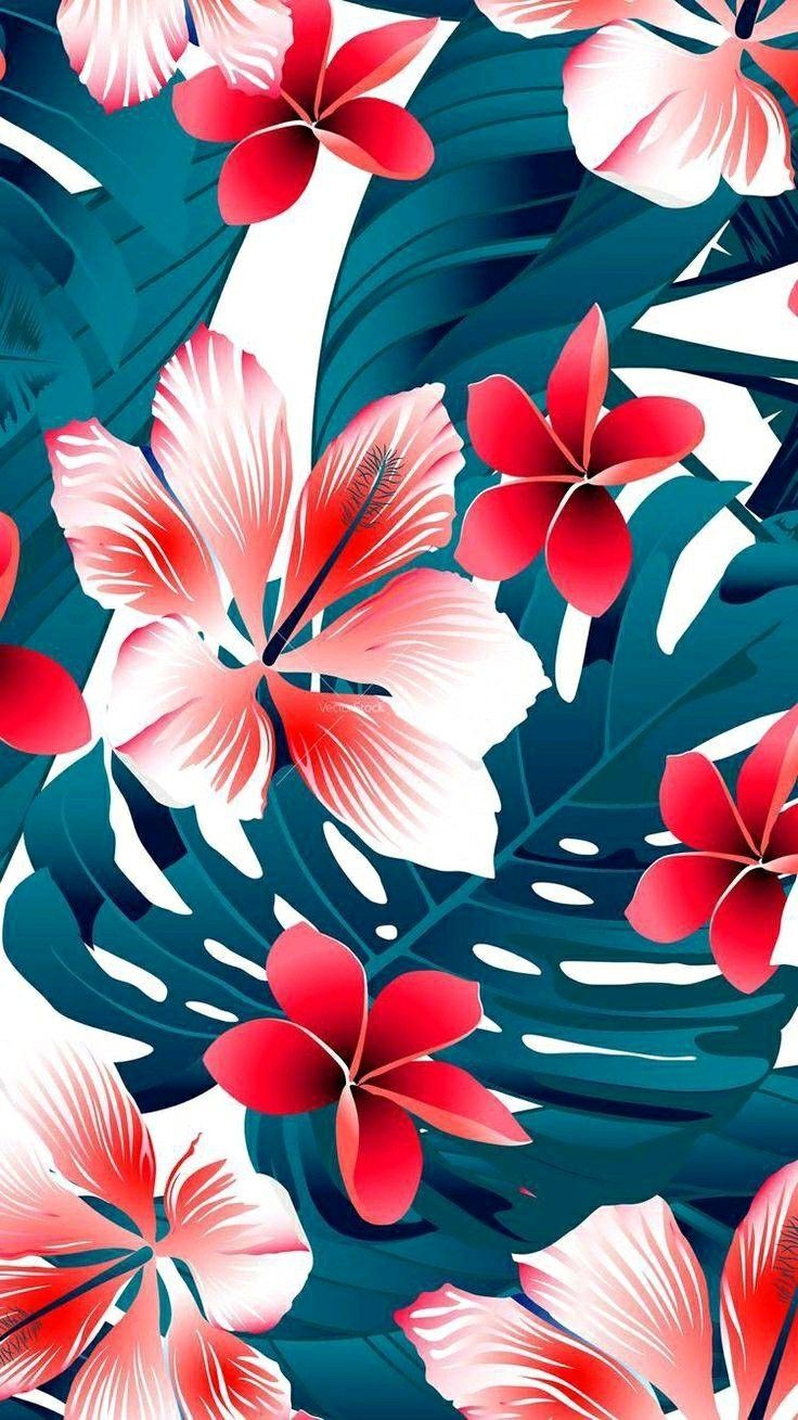 Hawaiian Floral Wallpapers