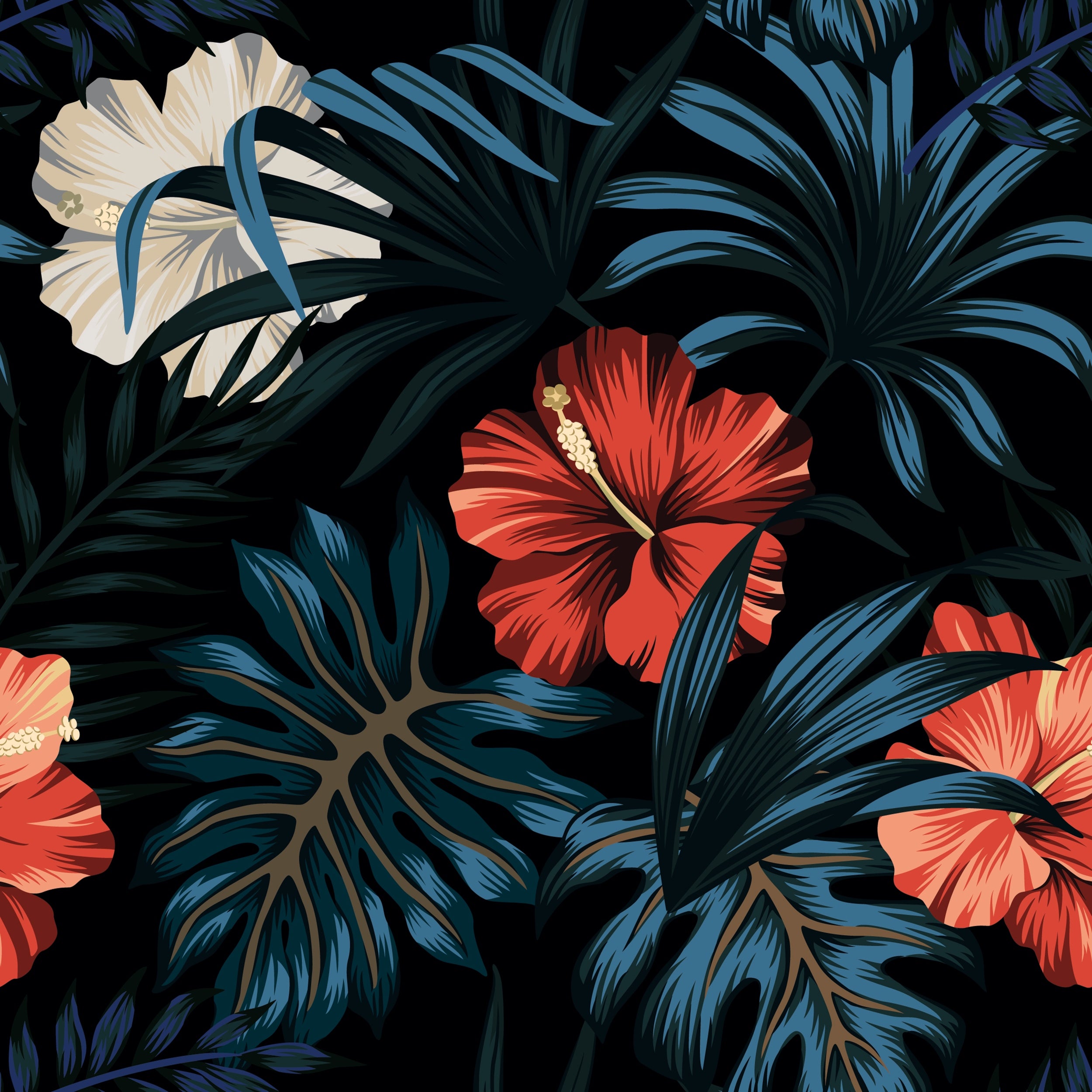 Hawaiian Floral Wallpapers