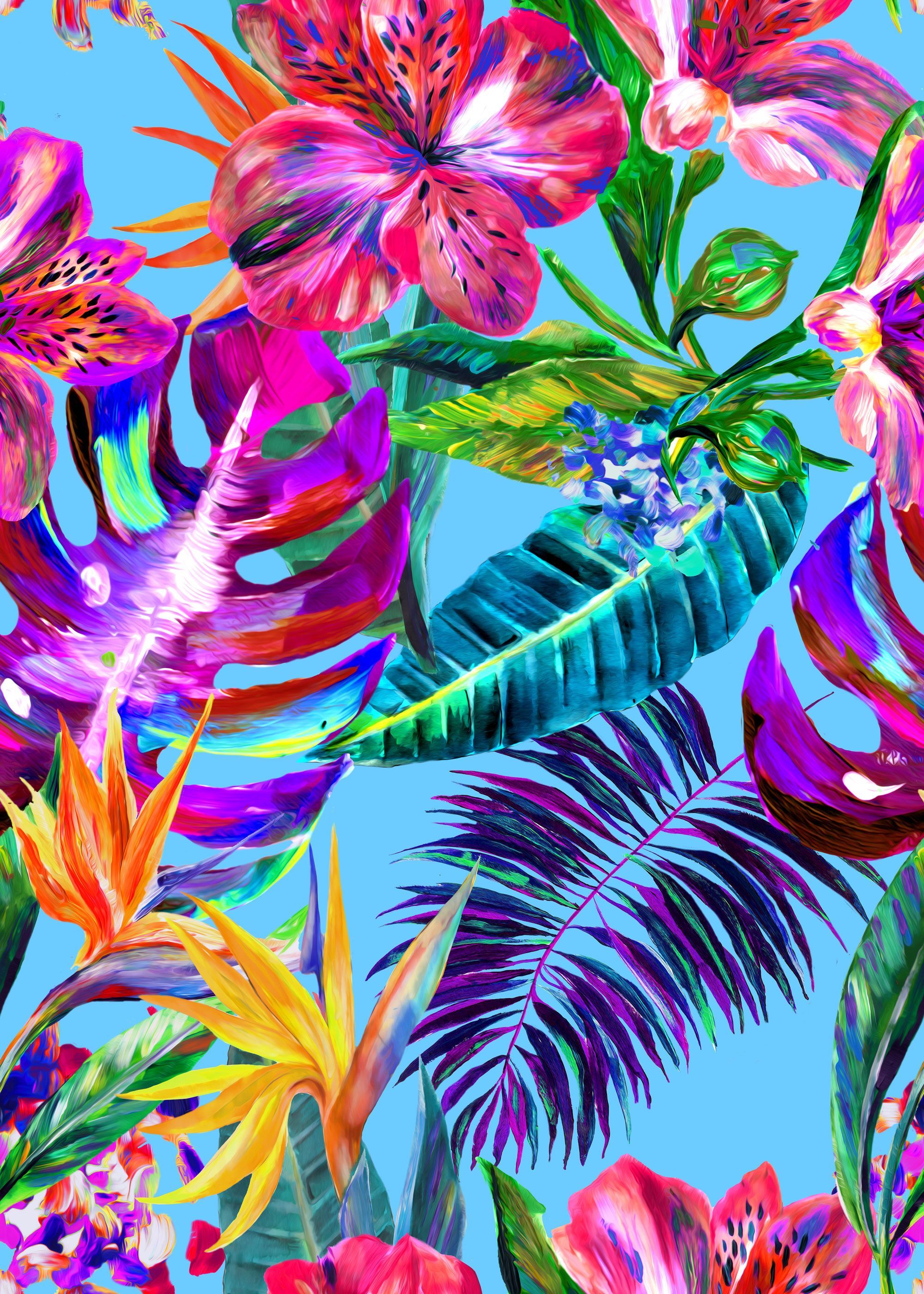 Hawaiian Print Wallpapers