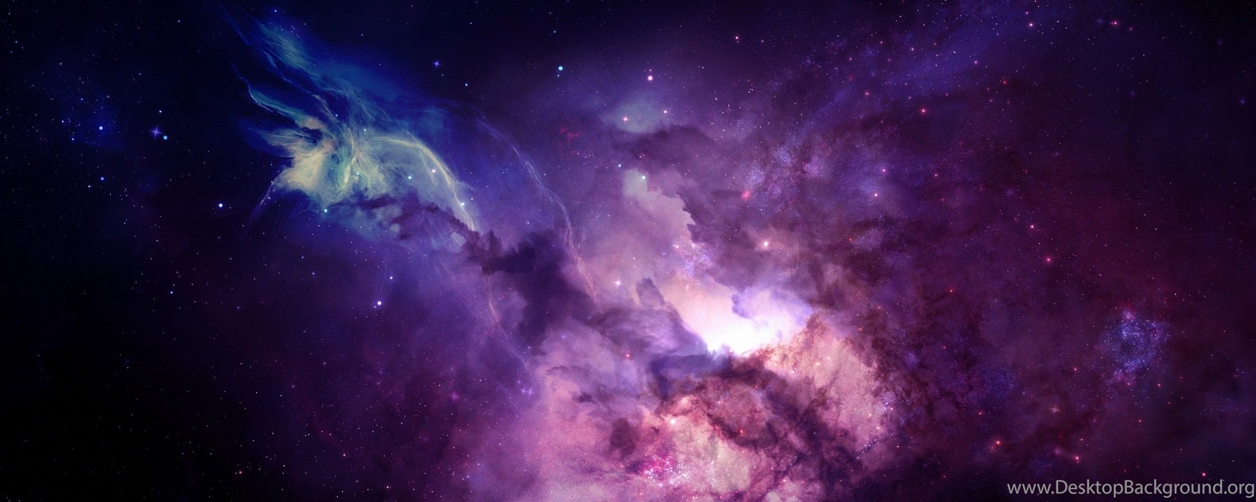 Hd Dual Monitor Space Wallpapers