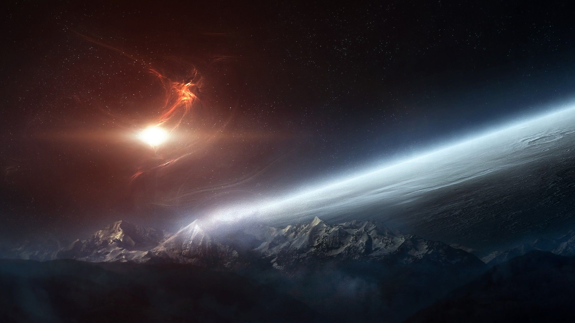 Hd 1080P Space Explosion Wallpapers