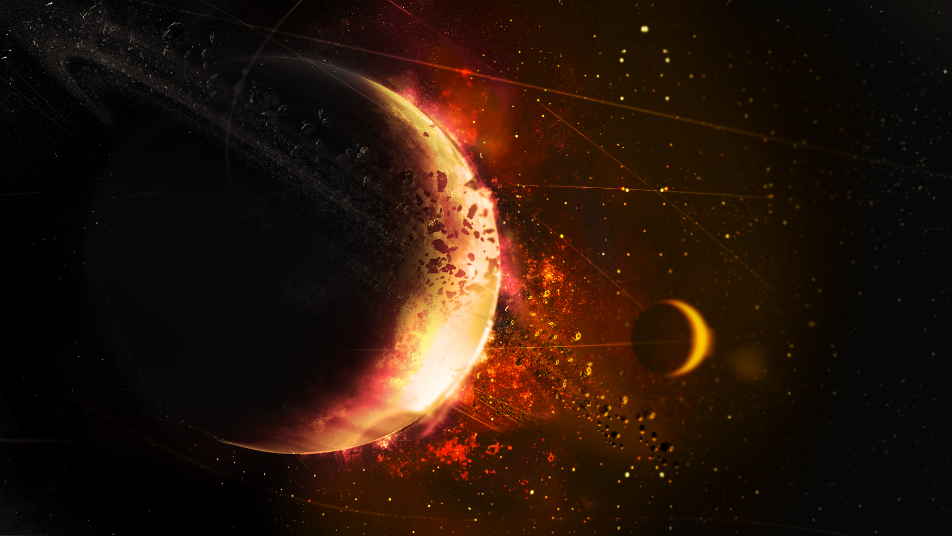 Hd 1080P Space Explosion Wallpapers