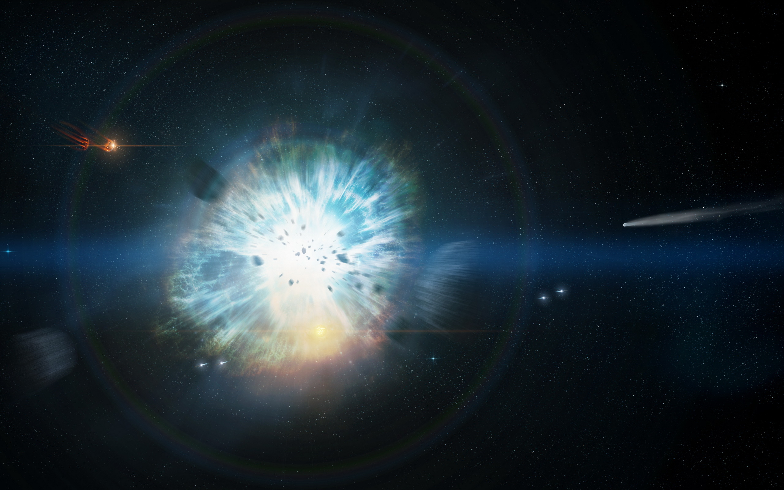 Hd 1080P Space Explosion Wallpapers