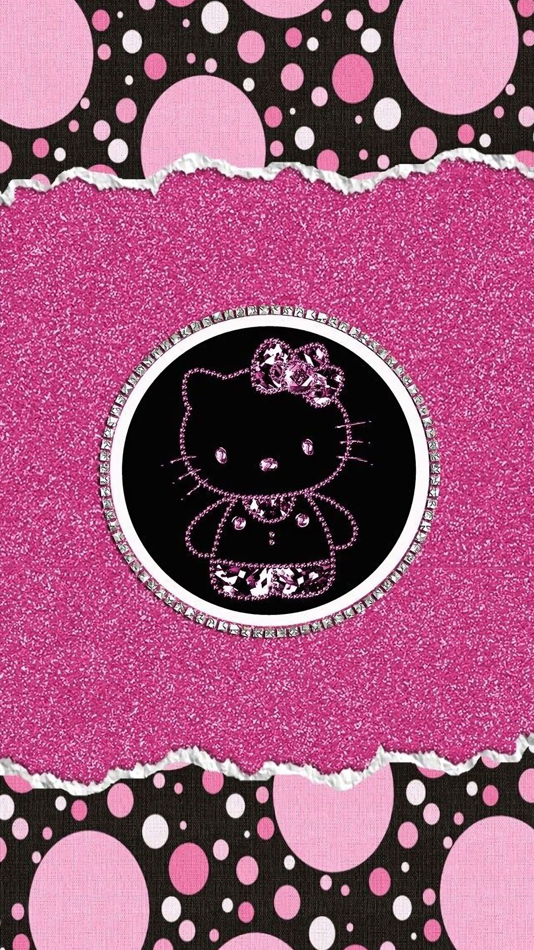 Hello Kitty Glitter Wallpapers