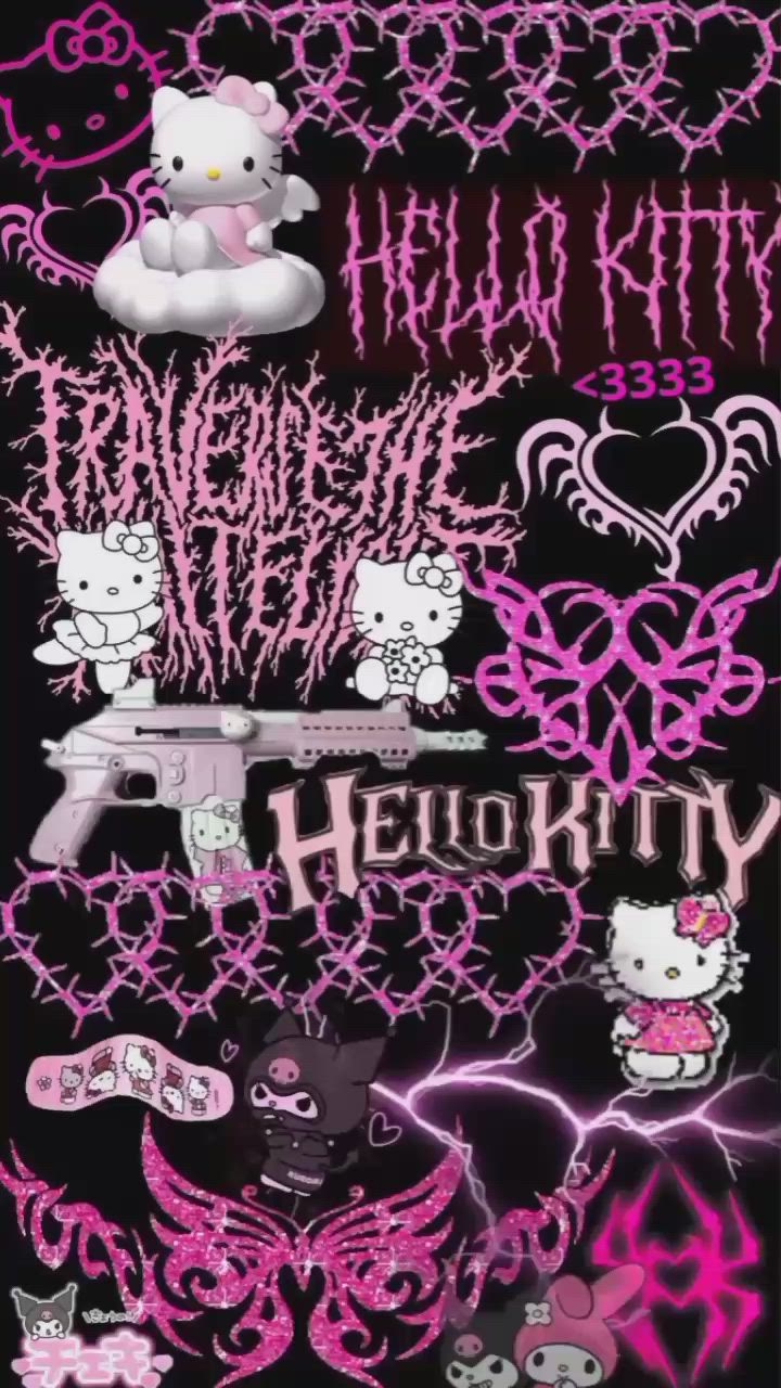 Hello Kitty Goth Wallpapers