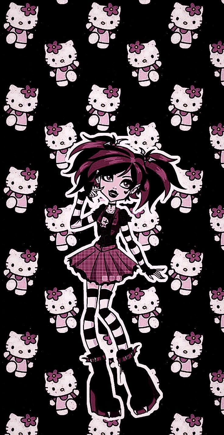 Hello Kitty Goth Wallpapers