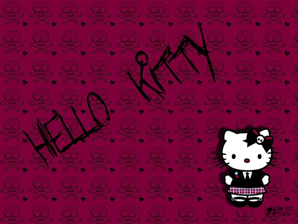 Hello Kitty Goth Wallpapers