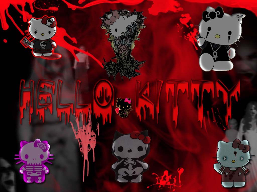 Hello Kitty Goth Wallpapers