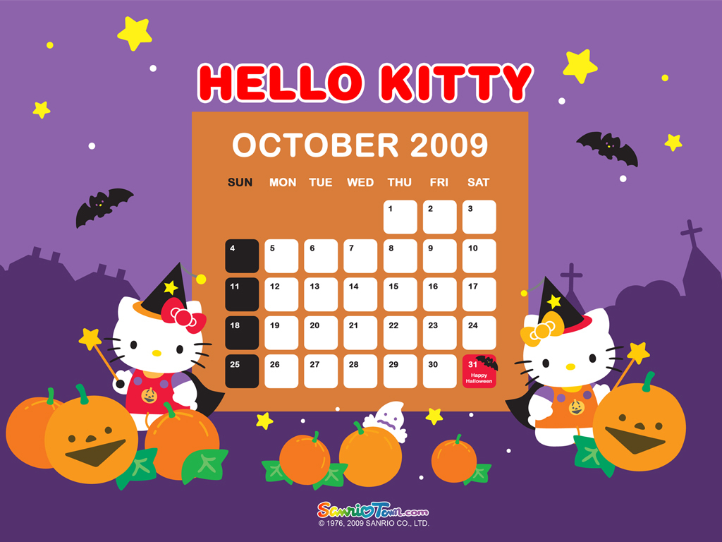 Hello Kitty Halloween Wallpapers