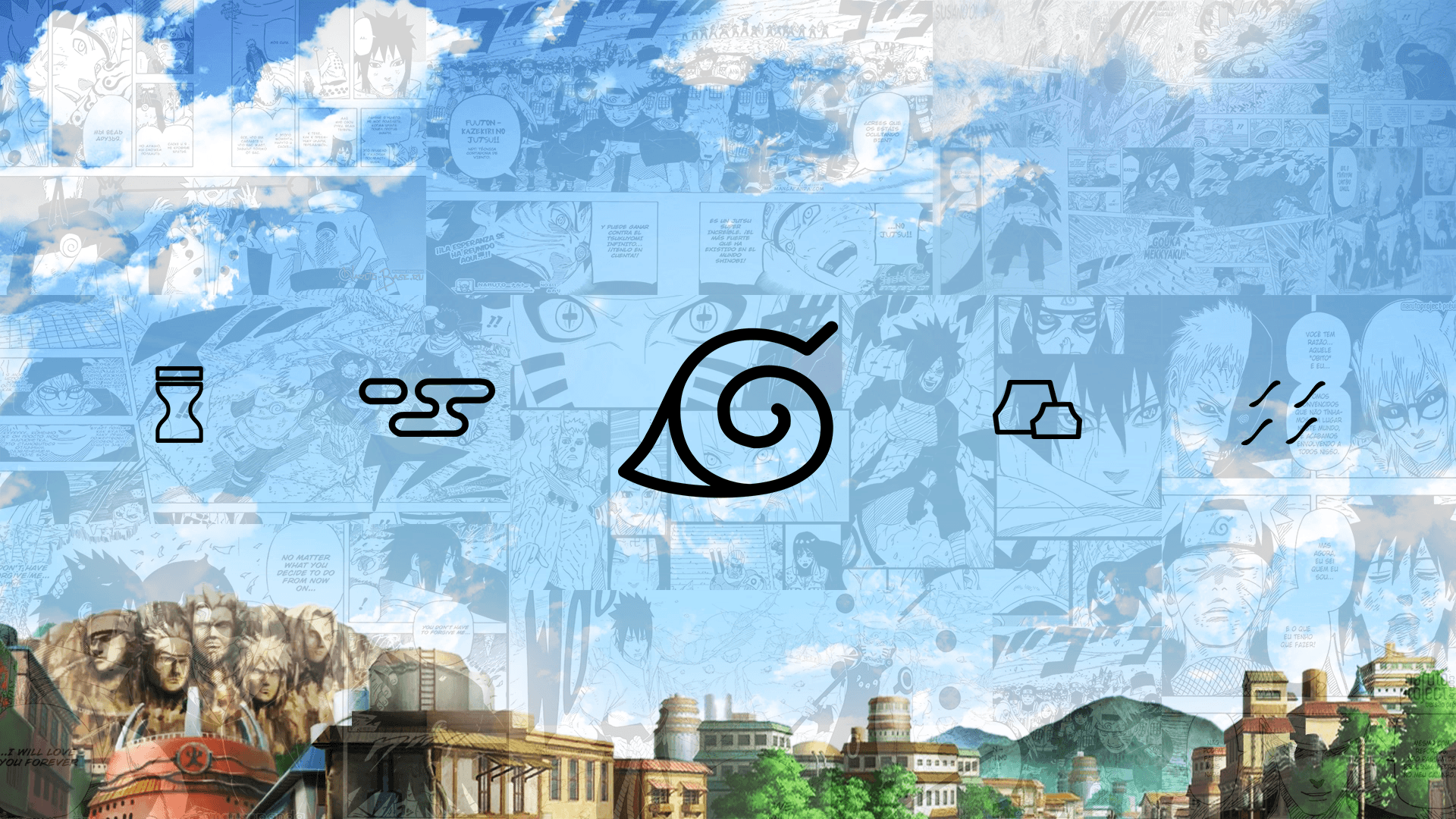 Hidden Leaf Village Symbol Wallpapers