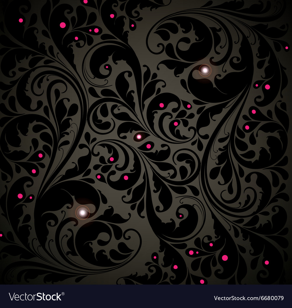 High Resolution Black Floral Wallpapers