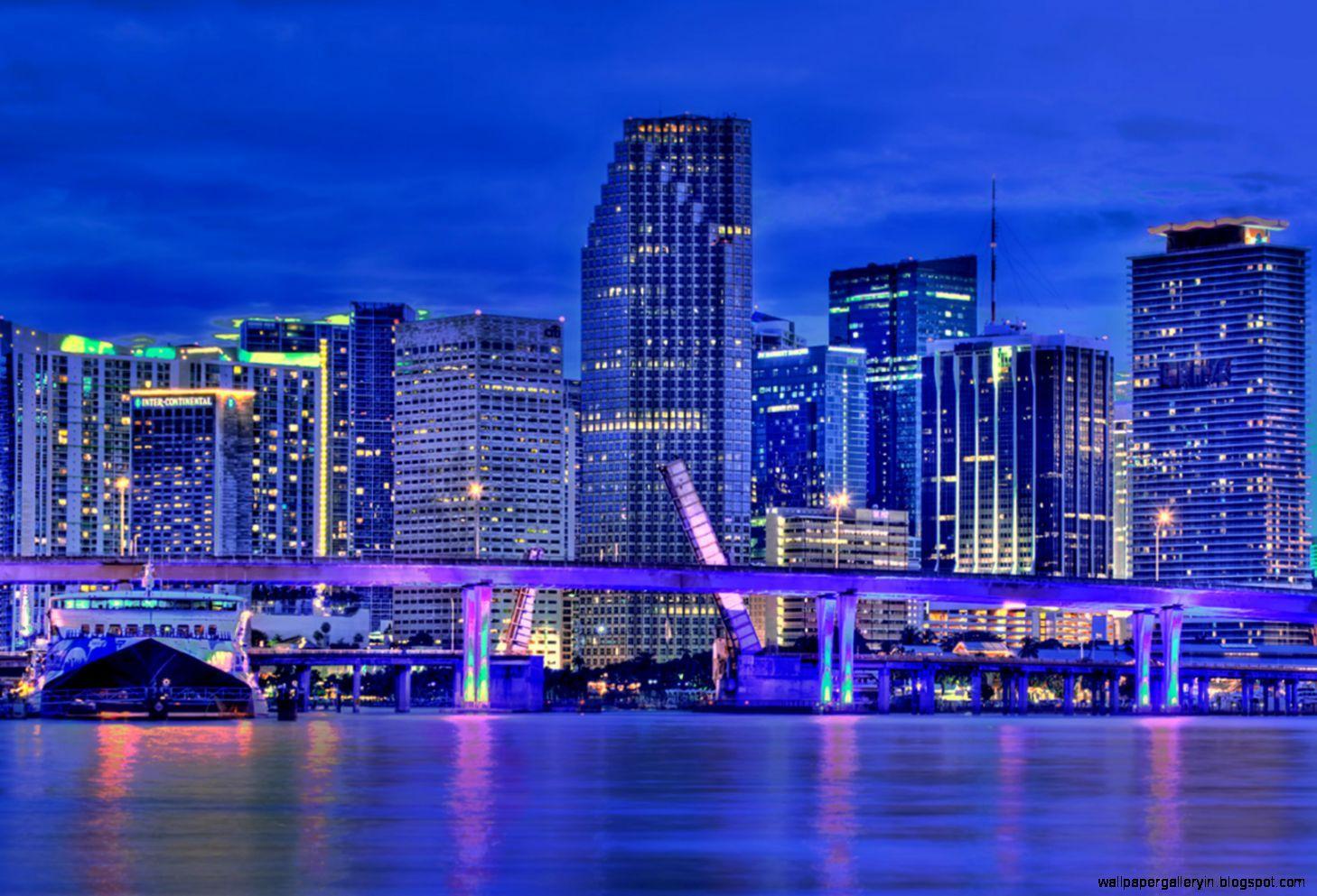 High Resolution Miami Skyline Wallpapers
