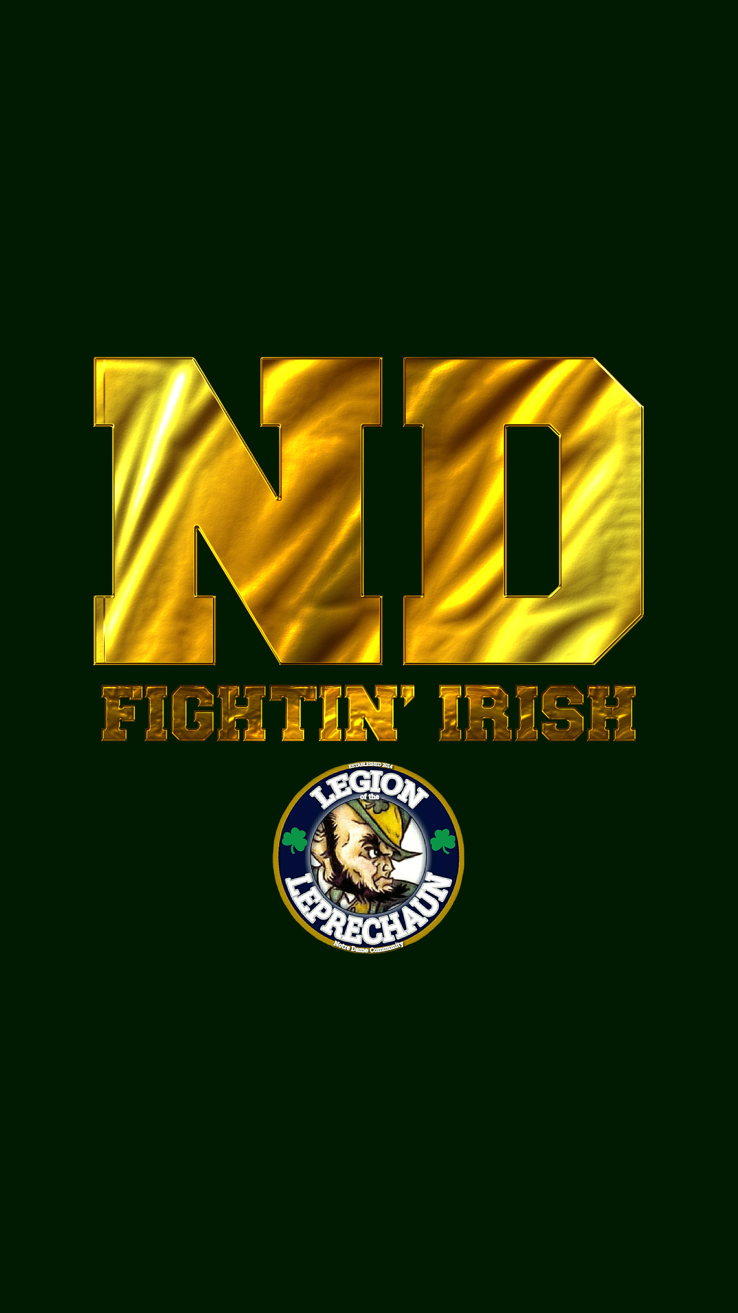 High Resolution Notre Dame Logo Wallpapers