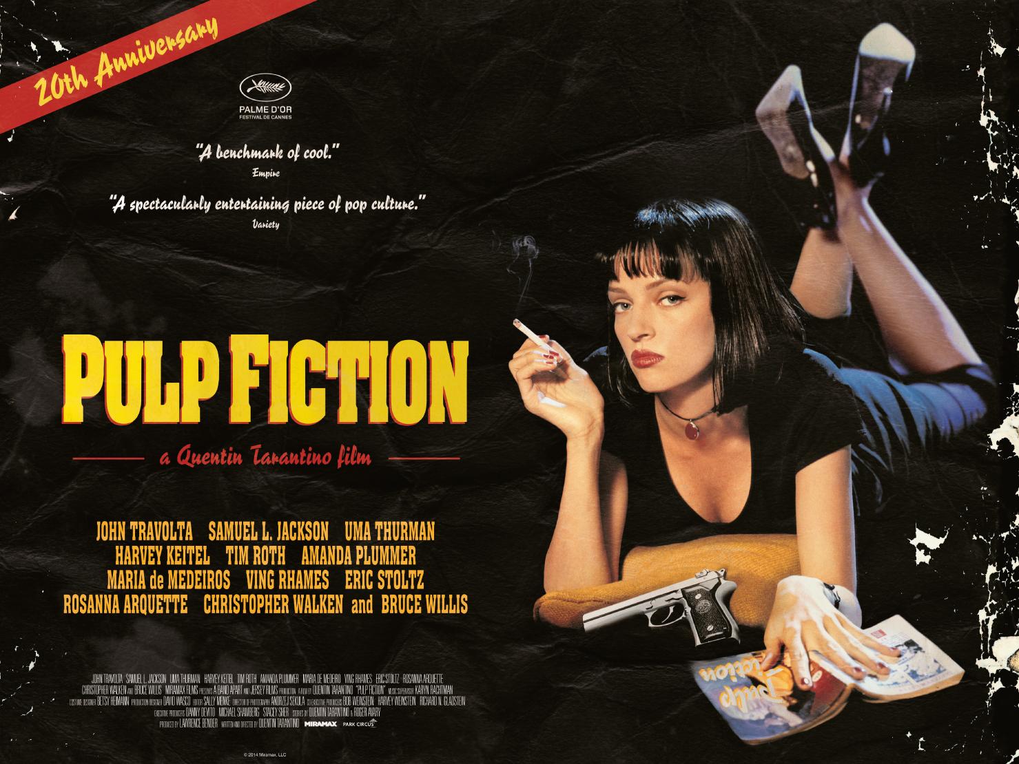 High Resolution Pulp Fiction Poster Wallpapers