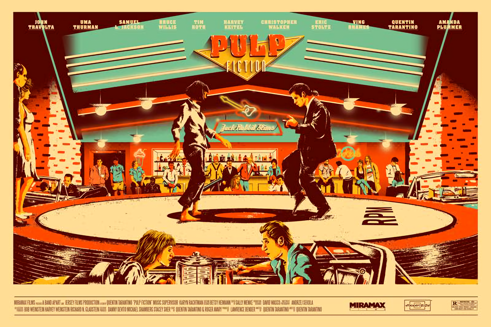 High Resolution Pulp Fiction Poster Wallpapers